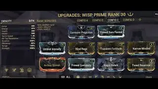 Warframe - Wisp Prime Solo Steel Path Lua Survival