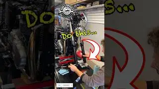 Do this when installing your forks #how2wrench #motorcyclerepair #triumph