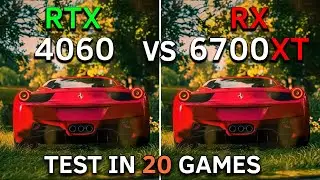 RX 6700 XT vs RTX 4060 | Test In 20 Games at 1080p | 2023
