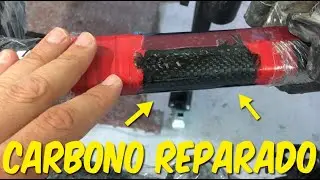 ¿CÓMO SE REPARA EL CARBONO ROTO DE UNA BICICLETA? | DANIEL RACE