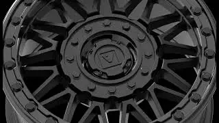 Valor Offroad V08 - Satin Black Beadlock Dual-Drill UTV Wheel