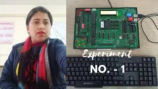 8085 Microprocessor  experiment 1|| Addition of two 8 Bit number ||