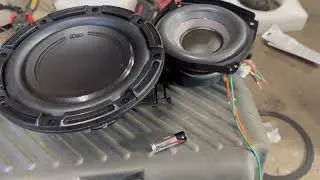 Hummer EV subwoofer upgrade in factory enclosure for 2022+ HEV