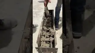 Casting of RCC beam in the Lab #concrete #beam #structuralengineering