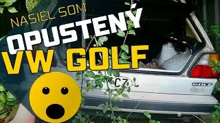 Našiel som opustený VW GOLF v opustenej budove - Praha Urbex trip 2022