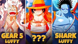 One Piece: All Of Luffy's Forms (Sun God, Afro, Nightmare...)