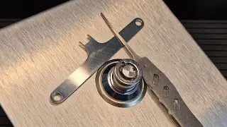Testing out a DIY tubular lock tensioner