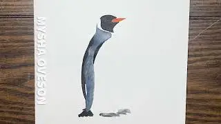 Daily Doodle Messenger - Day 111: King Penguin