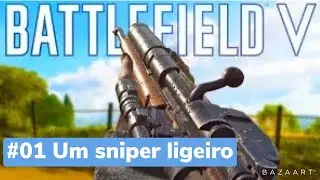 Battlefield V - game play jogando de sniper