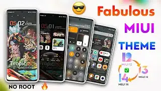 Miui Theme With All New Looking🔥- Miui 12,13 & 14 Working✅| No Root😃