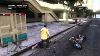 Grand Theft Auto V - Random Event: Kill Bikers in Street Shootout & Return Stolen Item PS3