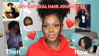 ❤️Natural Hair Journey👩🏾‍🦱 | BELOW AVERAGE HAIR GROWTH 💇🏾‍♀️| Type 4 Hair💛