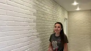 Budget renovation of the hallway / Painting imitation brickwork / DIY brick wall