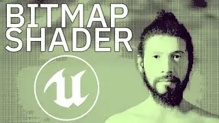 Create A Customizable Realtime Bitmap Shader in Unreal Engine 5