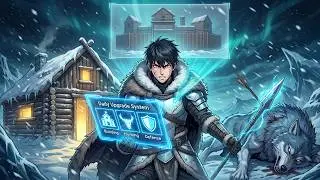 Teleported To A FROZEN WORLD, He Used A DAILY UPGRADE SYSTEM To Build,Hunt, and Survive The Blizzard
