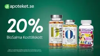 Passa på! Vi har 20% på BioSalma kosttillskott.