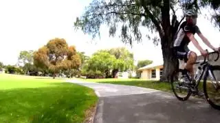 Cycling Swan River Foreshore. Canning Bridge to Fremantle WA