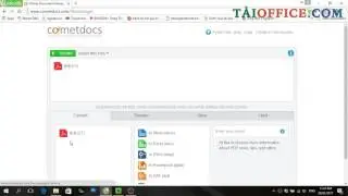 Hướng dẫn chuyển file PDF sang ảnh bằng Comet Docs