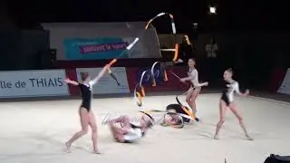 AZERBAIJAN 3 ribbons 2 balls - 2023 Grand Prix Thiais AA