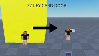 how to make a keycard door in Roblox studio
