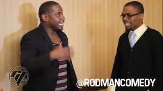 DJ Leezy interview w/ comedian Rodman at LOL Comedy Show