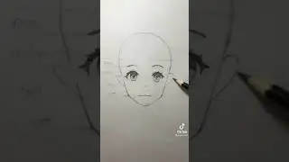 Как нарисовать аниме лицо