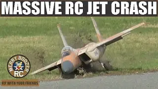 Massive F-15 RC Turbine Jet BRUTAL CRASH LANDING! Florida Jets 2022!