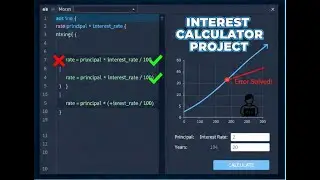 CALCULATE-INTEREST IN PYTHON ONLY CODE AND SOLVE ERROR LIVE    (FULL CODE IN DESCRIPTION)