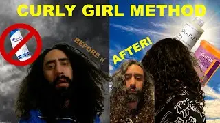 Curly Boy Tries The Curly Girl Method!