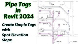Pipe Tagging in Revit MEP | #plumbing #tagging
