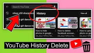 How to delete youtube search history & watch history 2024 || Youtube history kaise delete kare