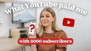 How Much YouTube Paid Me in September with 8000 Subs | YouTube AdSense Revenue Report