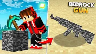 Minecraft, But I Can Craft SUPER OP Bedrock Tools !!!