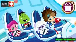 Learning English with monsters in space, Part 1. Английский для детей, мультик про космос, часть 1