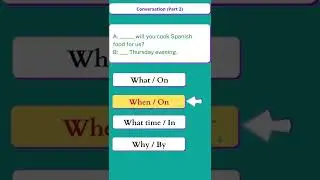 Test your conversation skill (part 2) | #grammar | #shorts | #1minute | #learn | #BasicEnglish