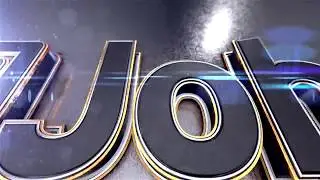Elegant Metal Gold Logo ( After Effects Template Intro )