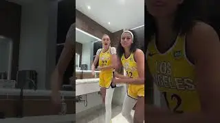 Cameron Brink and Rae Burrell on TikTok
