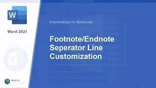 #68 Footnote/Endnote Separator Line Customization