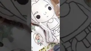тока бока как сделать игрушку раскраску #токабока #рукоделки #своимируками #tocaboca #tocaworld