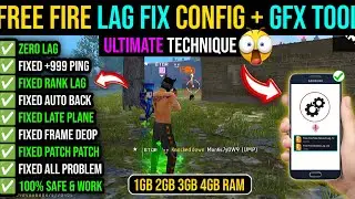 Free Fire Lag Problem 🥵 | How To Fix Lag In Free Fire_ Free Fire Lag Fix Config | No Lag GFX Tool 