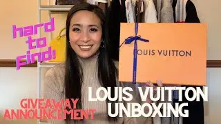 LOUIS VUITTON UNBOXING | UNICORN ITEM | HARD TO FIND | NANO SPEEDY | GIVEAWAY WINNER ANNOUNCEMENT!!