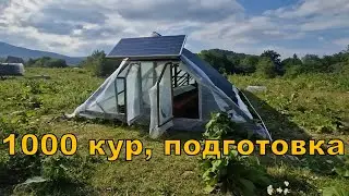 Чистим био огород, компост, скважина, готовим курятник на 1000 кур, электропастух от КРС