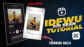 Learn to Edit Big Sean's "IDFWU" Trending Reel in Just One Click!