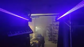 2x LaserCube 7.5W + e-Drums test (music Dexter Psychedelic -LSD25)