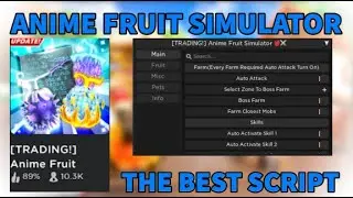(NEW) ANIME FRUIT SIMULATOR BEST ROBLOX SCRIPT / FRUIT FARM / AUTOFARM AND MORE! *PASTEBIN 2023*