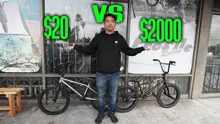 $20 BMX Bike Vs $2,000 Pro Build!