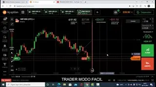 IQ OPTION - TRADER MODO FACIL - ALAVANCANDO BANCA DE 33 REAIS