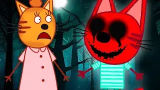 5 УДАЛЁННЫХ СТРАШНЫХ серий ТРИ КОТА! три кота теории!