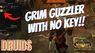 Get to Grim Guzzler SOLO as a Druid - NO KEY REQUIRED!