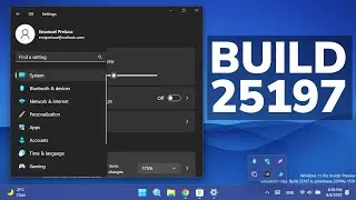New Windows 11 Build 25197 – New Taskbar, Animated Icons in Settings, System Tray, and Fixes (Dev)